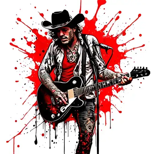 Country Singer Performing