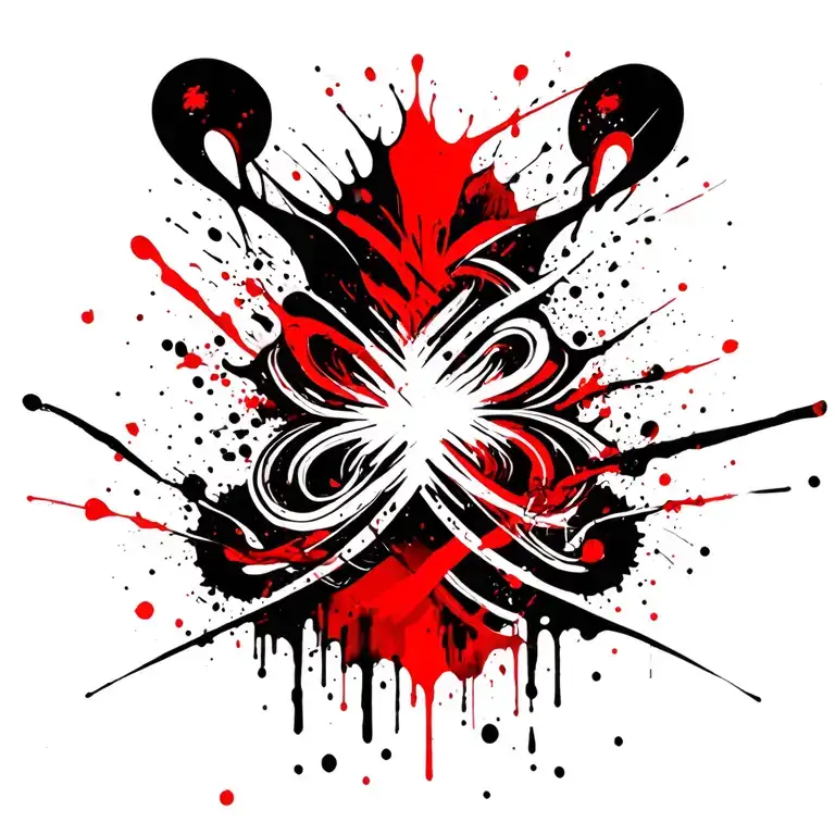 Long Intertwined Tribal Patterns