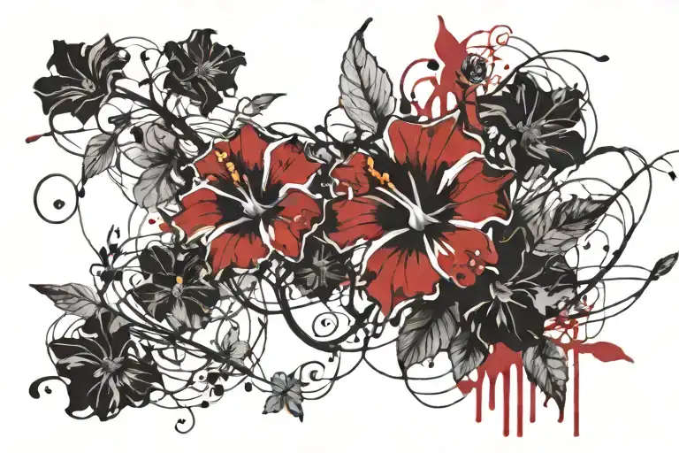 Bloody Morning Glory Vine