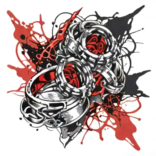 Interlinked Wedding Rings