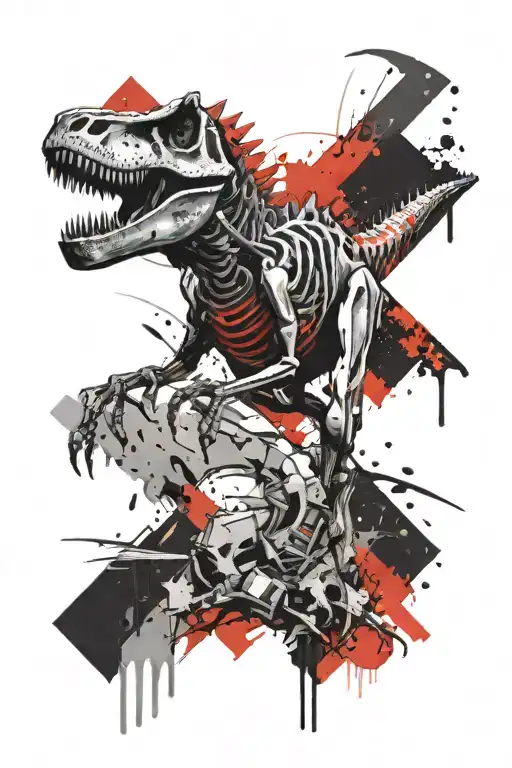 Dinosaur T-rex Skeleton