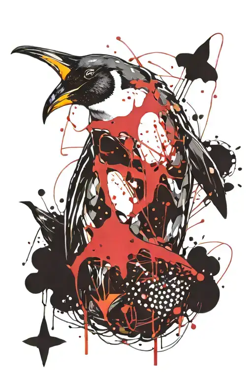 Penguin With Aquarius