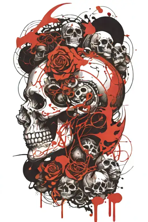 Marcus Aurelius And Skull