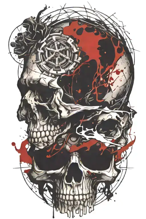 Marcus Aurelius Skull Memento Mori