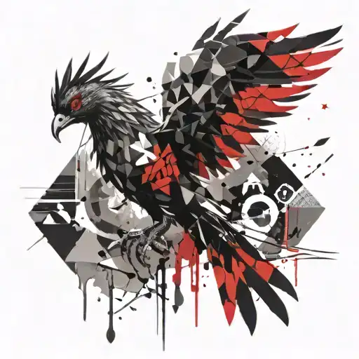 Geometrical Phoenix Rising