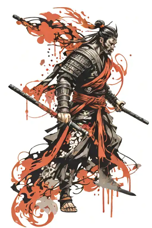 Samurai Warrior Fire