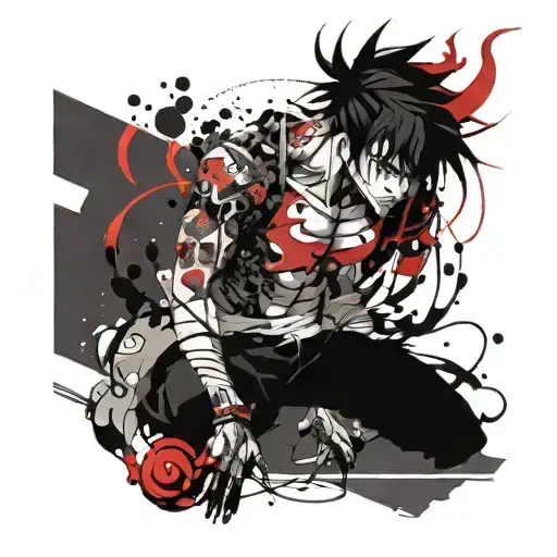 A Nasty Male Character Anime Character