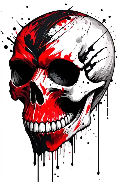 Raven Skull Face Morphing