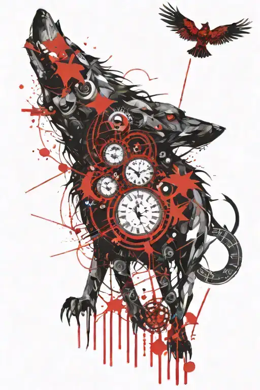 The Clockwork Wolf Of The Shadow Crow
