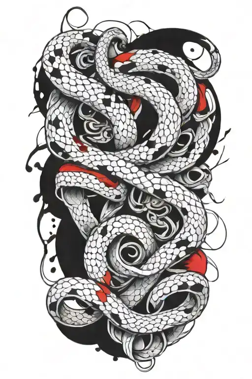 Snake Wrapped