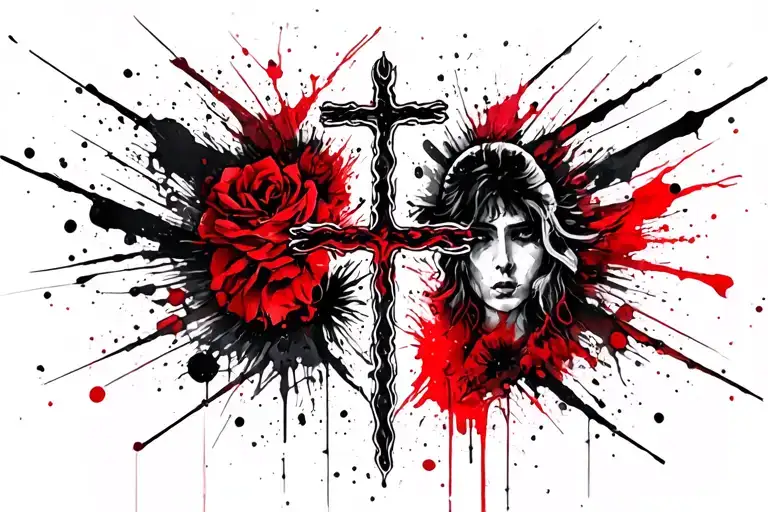 Faith Tattoo With Cross