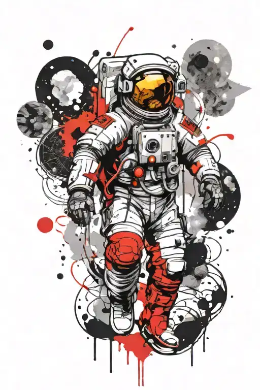 Space With Astronaut Suit