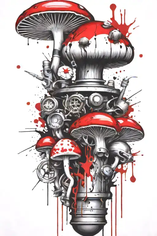 Gangster Mushroom Grenade Mixed Together