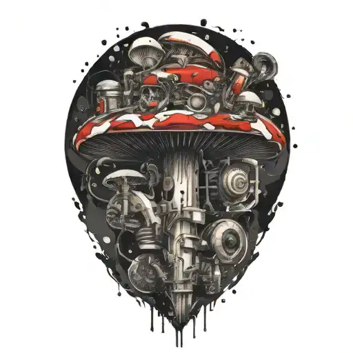 Mushroom Motor Piston