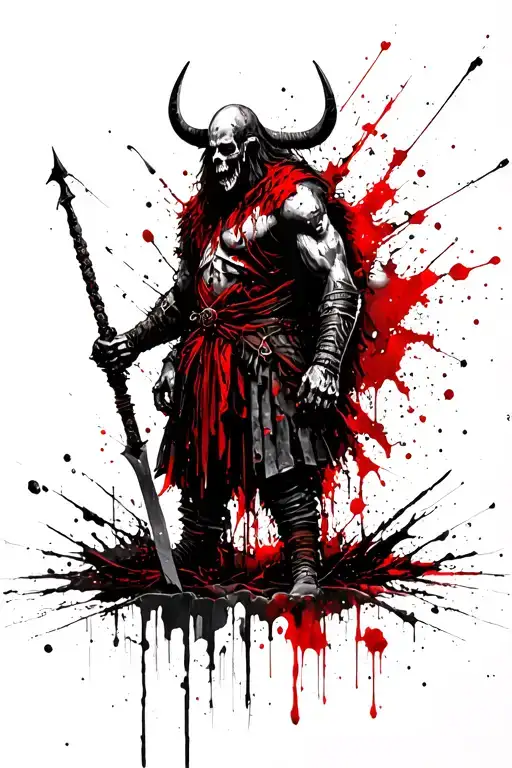 The Grim Dead Viking Warrior