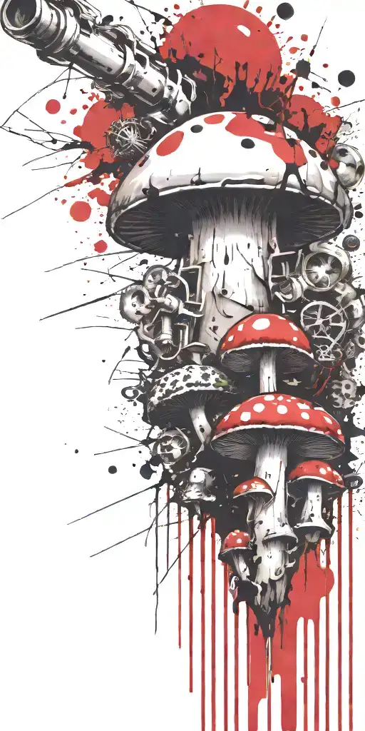 Imconscious Hidden Mushroom Grenade Mixed Together