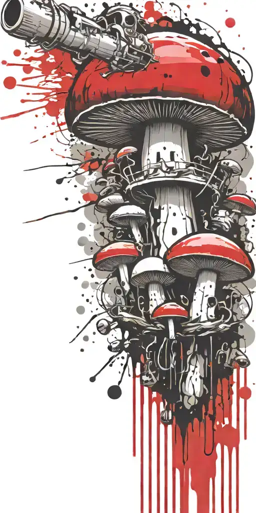 Inconspicuously Hidden Mushroom Grenade