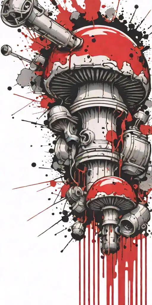 Hidden Mushroom Grenade Mixed Together