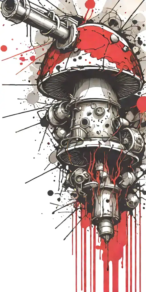 Hidden Mushroom Grenade Mixed Together