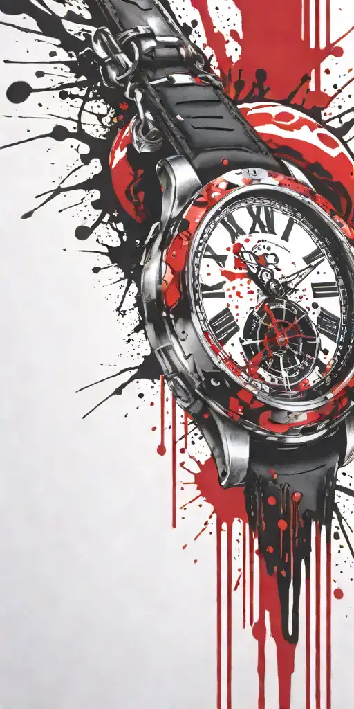 Inconspicuous Hippy Shroom Grenade Wrist Watch