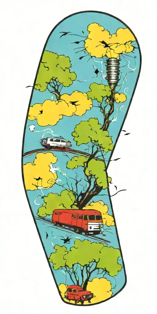 Tornado Train In The Trailer Park On Shrooms