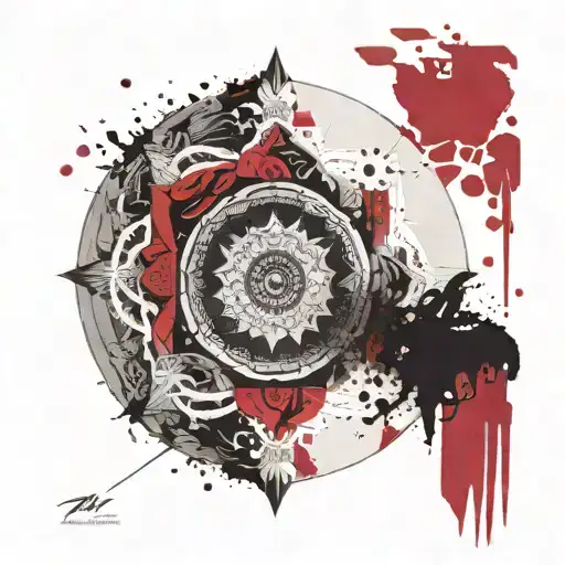 Create A Mandala Design That Incorporates Negative Space And Fades Out Towards The Edges