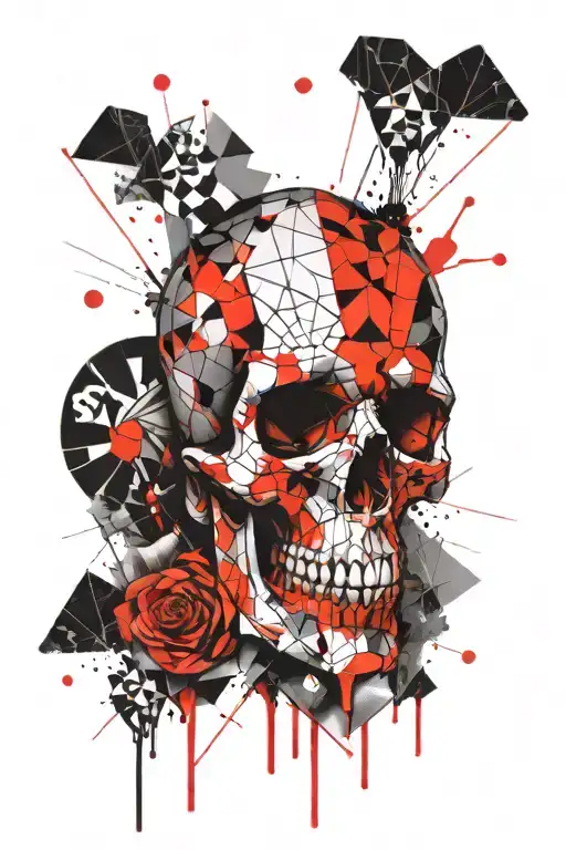 Skull Geometric Shapes