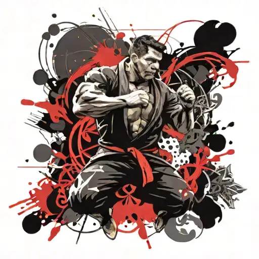 Bjj Black Belt Intertwined