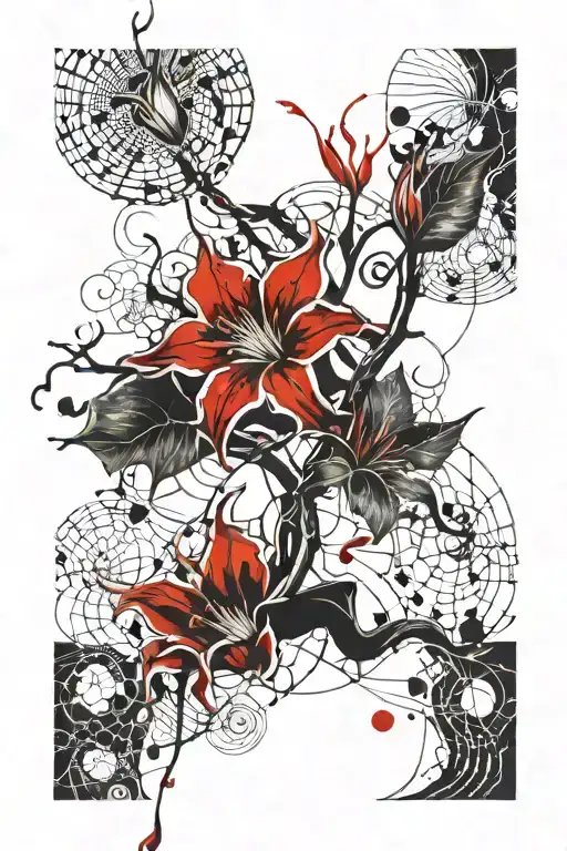 Long Thin Moonflower Vine