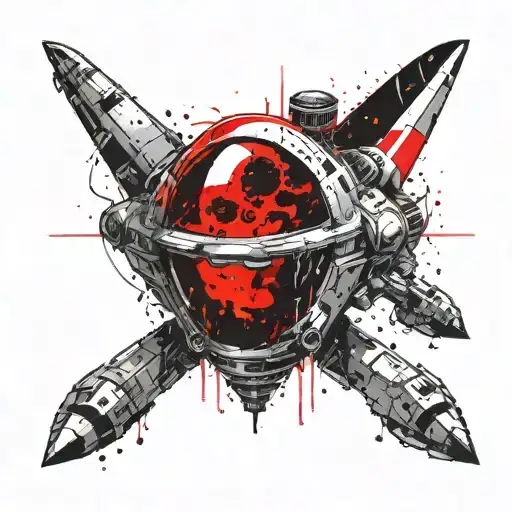 Alien Space Ship Blasting