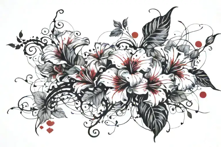 Swirling Morning Glory Vine