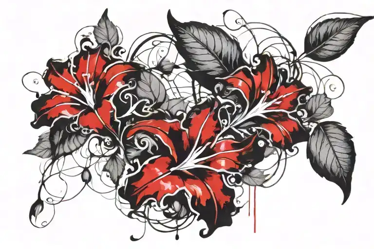 Swirling Morning Glory Vine