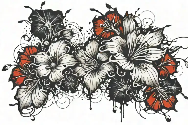 Swirling Morning Glory Vine