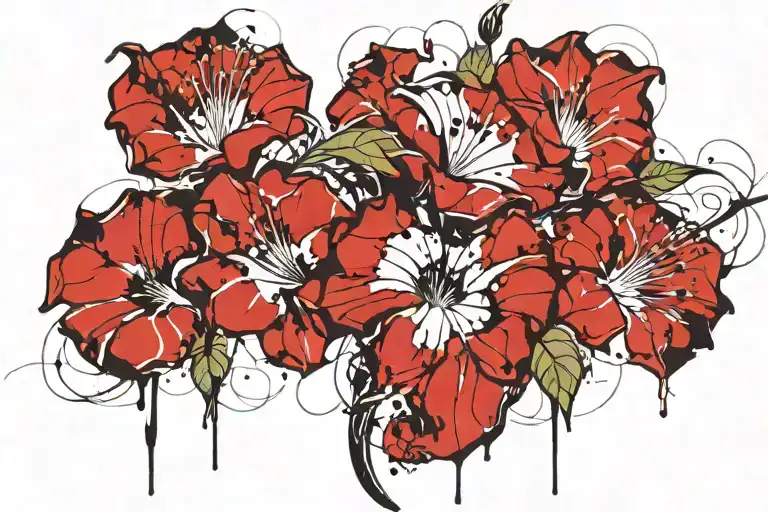 Swirling Morning Glory Vine