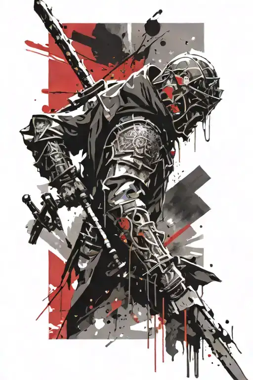 Russian Warrior With A Sword