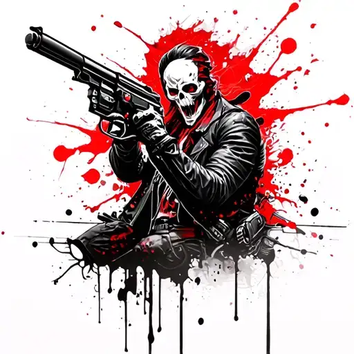 Ghost Rider With A Gun