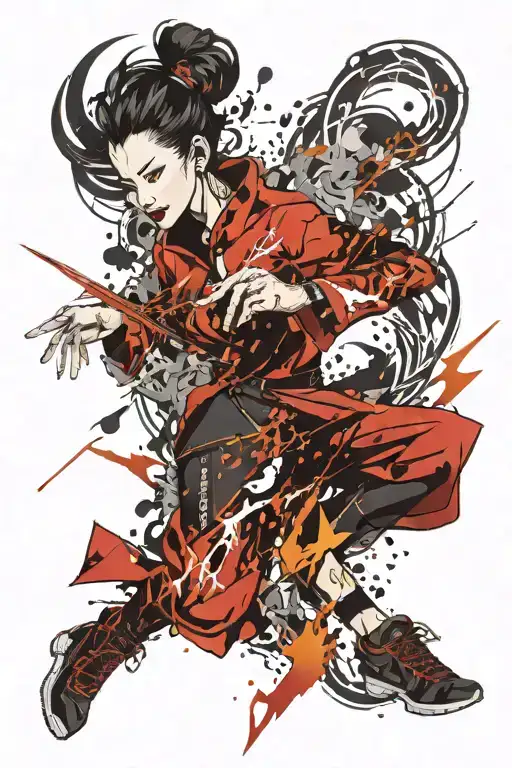 Azula Bending Fire And Lightning