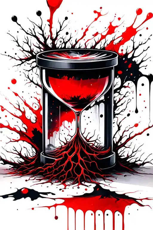 Tree Roots Hour Glass