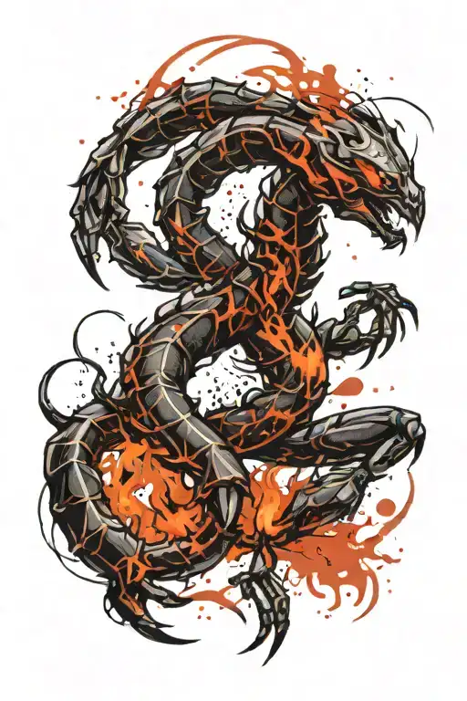 Scorpion Change In Phoenix Rising From Flames