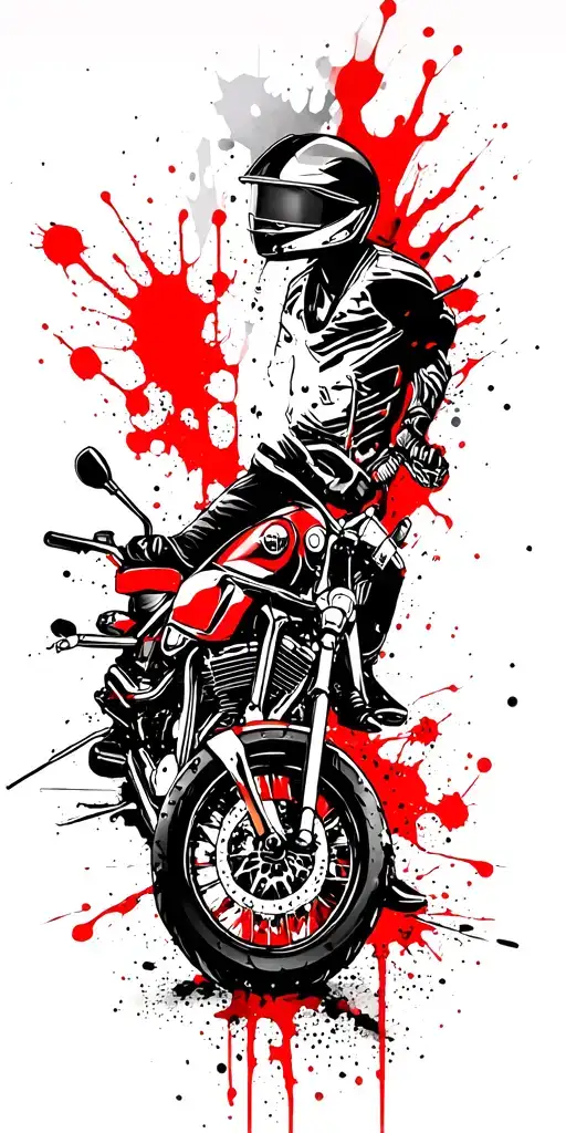 Motorcycle Theme Full Sleeve