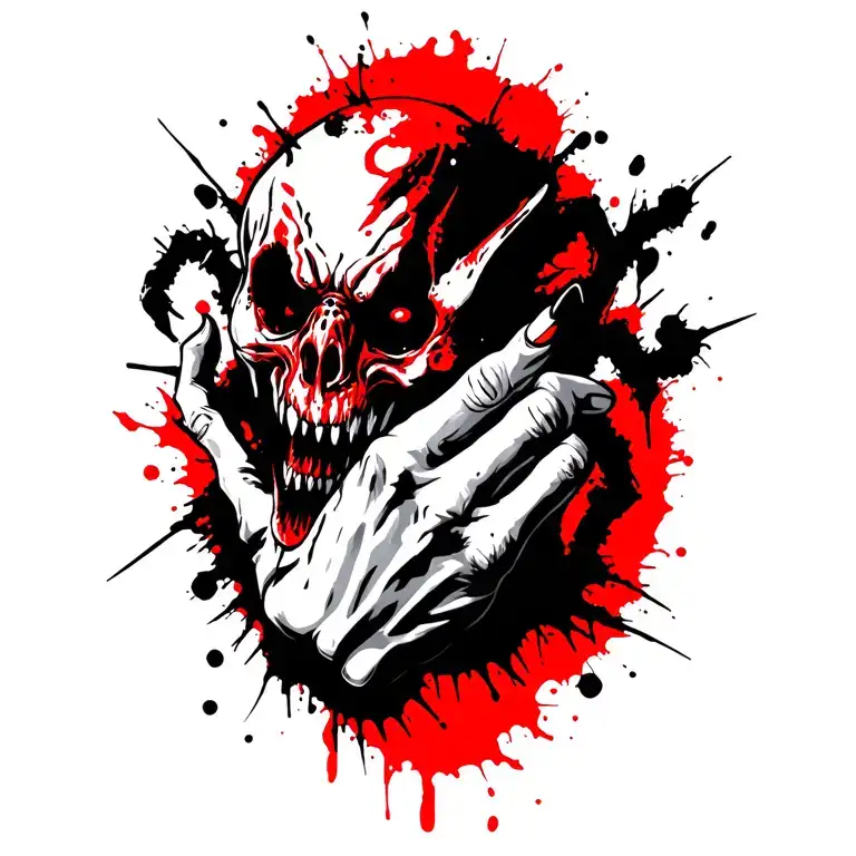 Demonic Hand Gripping Shoulder It Should Crawl