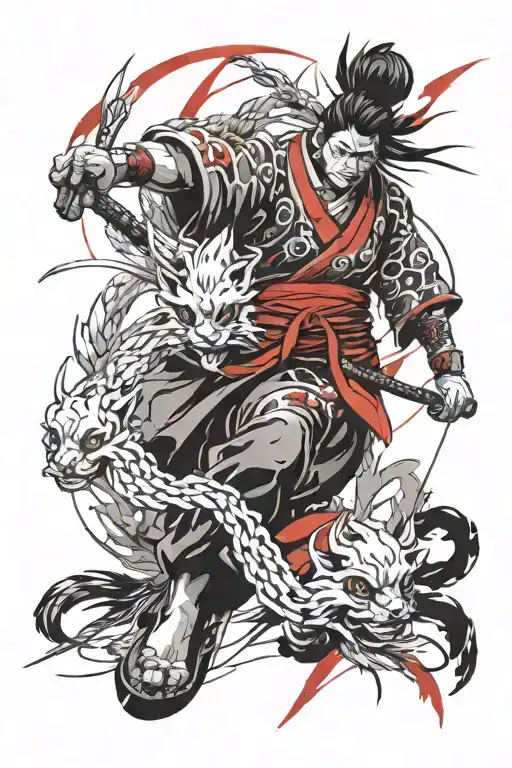 Samurai And Nine Tails