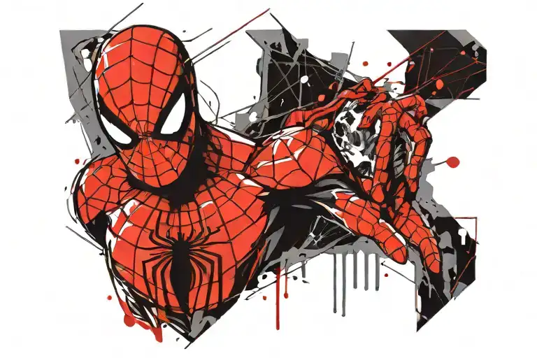 Spiderman Comic Book Style