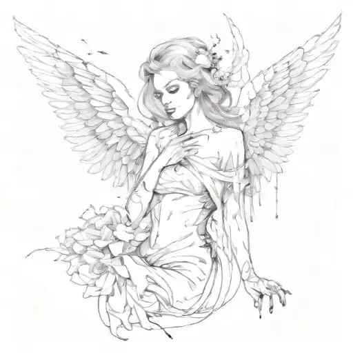 Feminine Broken Angel