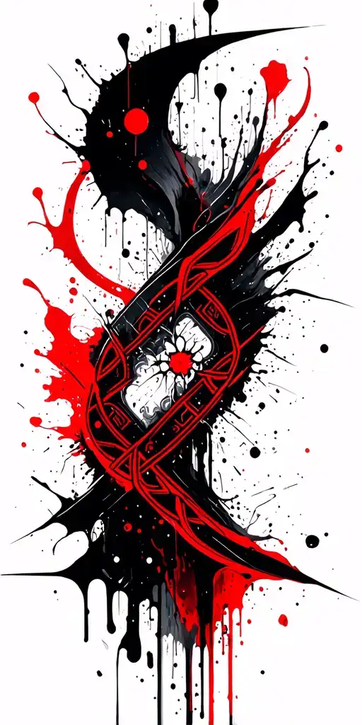 Neo Celtic Pattern With Elements