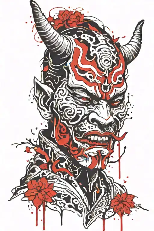 Japanese Demon Mask
