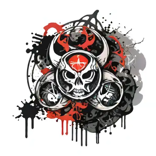 Gay Biohazard Symbol