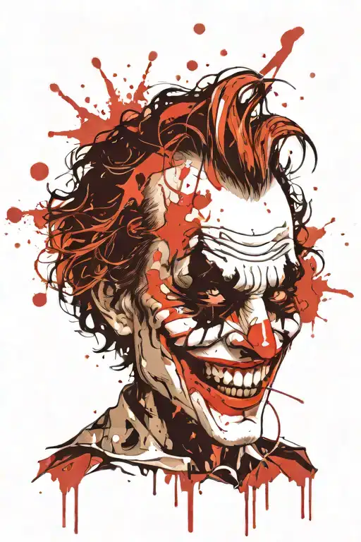 Joker Heavy Smile Realistic