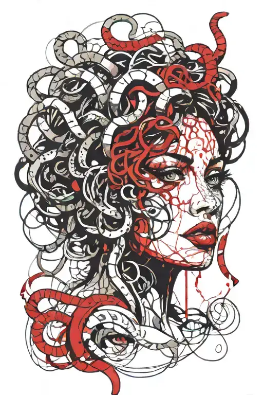 Medusa Face Weapons Famila