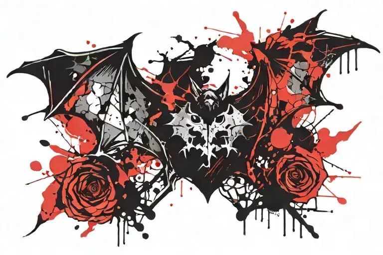 Bat With His Exposed Heart Seen